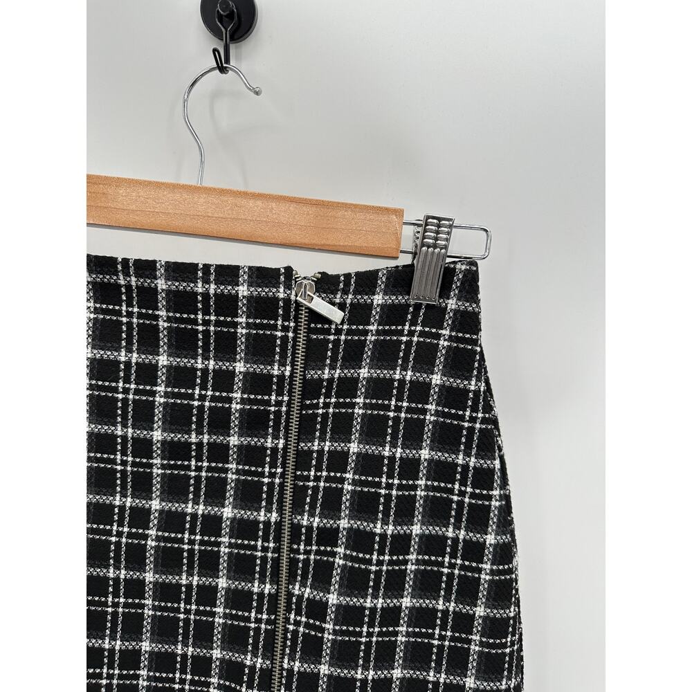 Zara Womens Black Tweed Mini Skirt Size S Academia‎ Preppy Schoolgirl - Picture 3 of 9